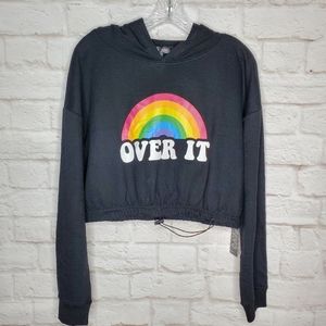 Faded Rose Graphic Rainbow Shirt